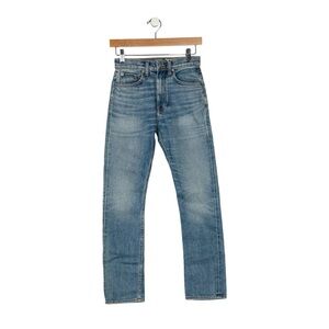 Brock Collection Wright Straight Leg Blue Jeans Size 00
